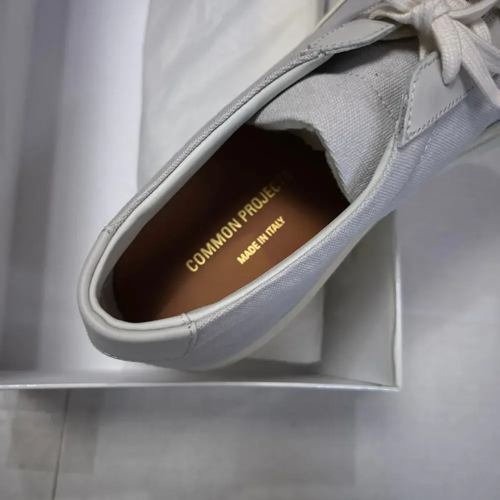 Common Projects Achilles Canvas Sneakers SIZE 42 US 9 Gray 2479 0573 NEW IN BOX